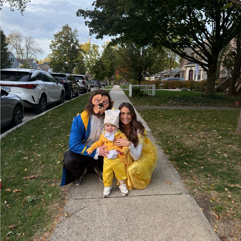 Yellow and Blue Beast Costume for Kids